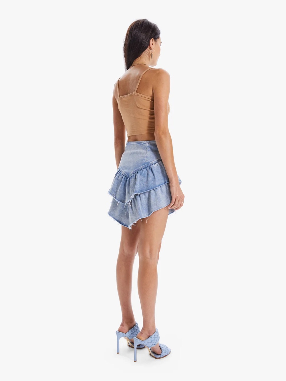 Mother Raw Edge Ruffle Mini Skirt - Picture 2 of 6